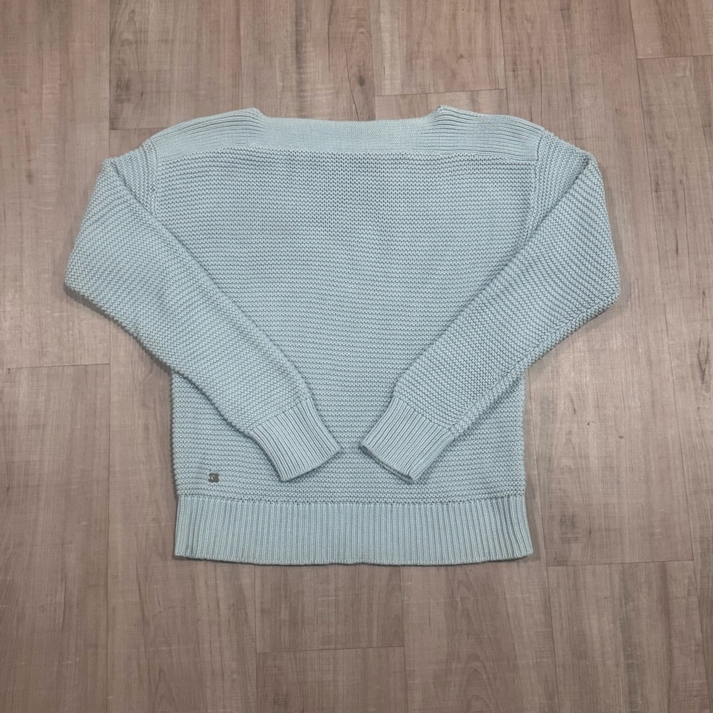 Ralph Lauren Soft Blue Crew Neck Sweater 100% Cotton